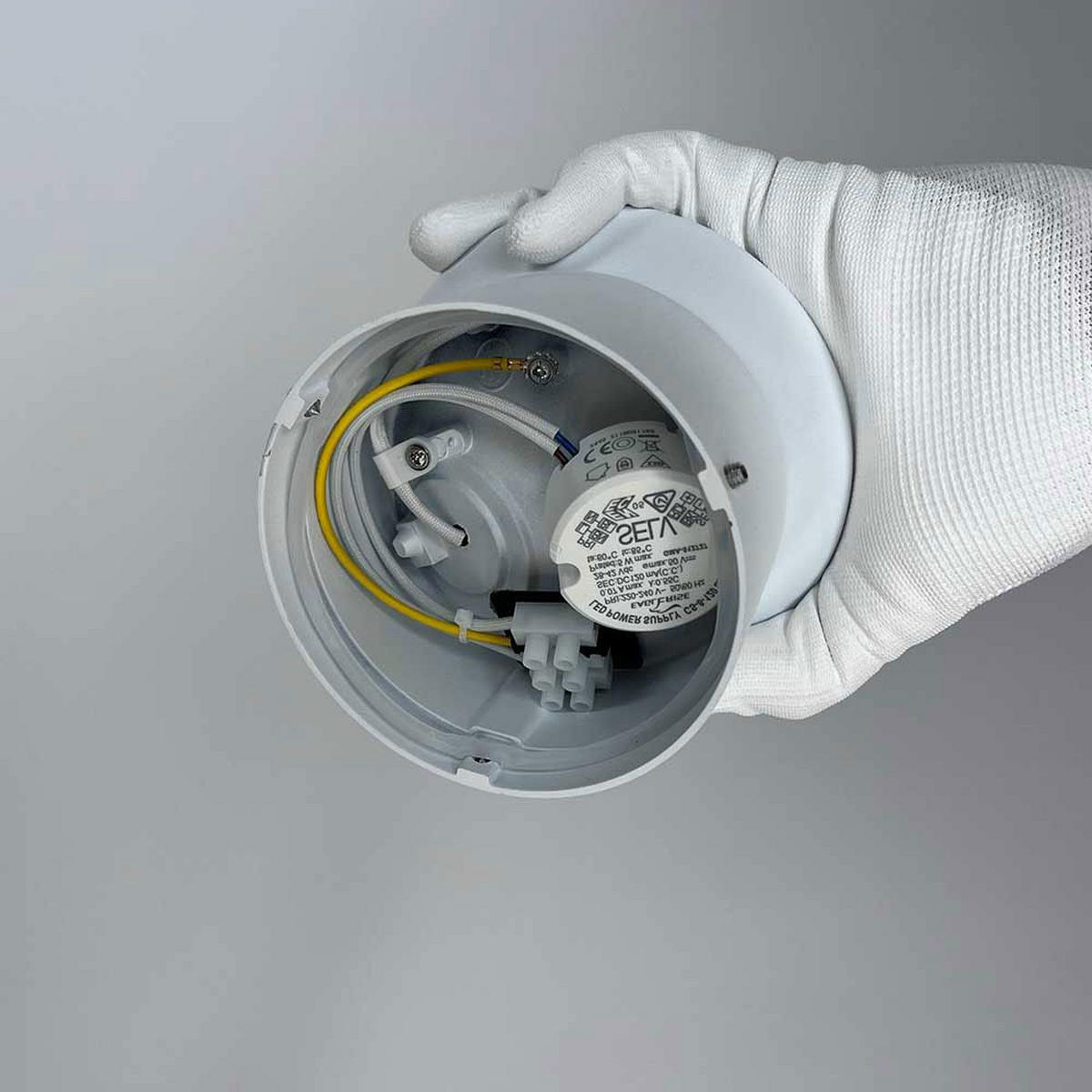 LED-AUFBAULEUCHTE Santa Out Anthrazit - Anthrazit, Metall (13/13/8.2cm) - s.luce