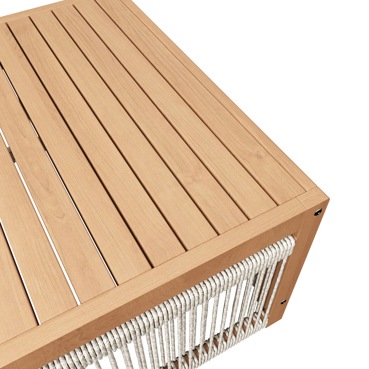 GARTENSET, 7-8 Personen, Abnehmbarer Bezug, Beige - Beige, Textil - FLIEKS