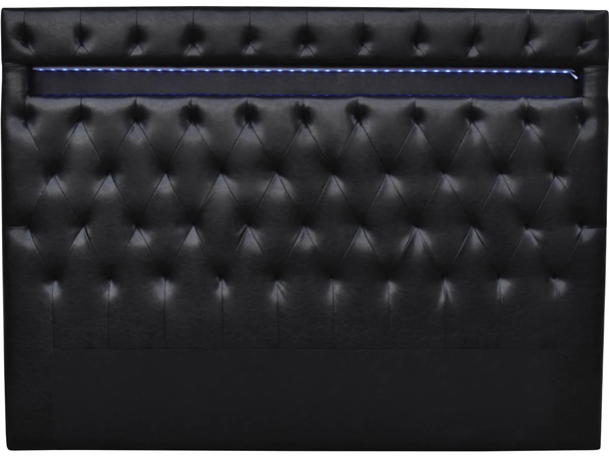 Habitat Garten Kopfteil Schwarz 8.5x120x149 cm