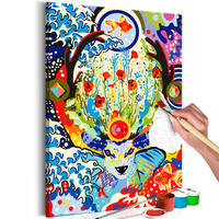 MALEN NACH ZAHLEN 40/50 cm - Multicolor, Textil (1.4/50cm) - KUNSTLOFT