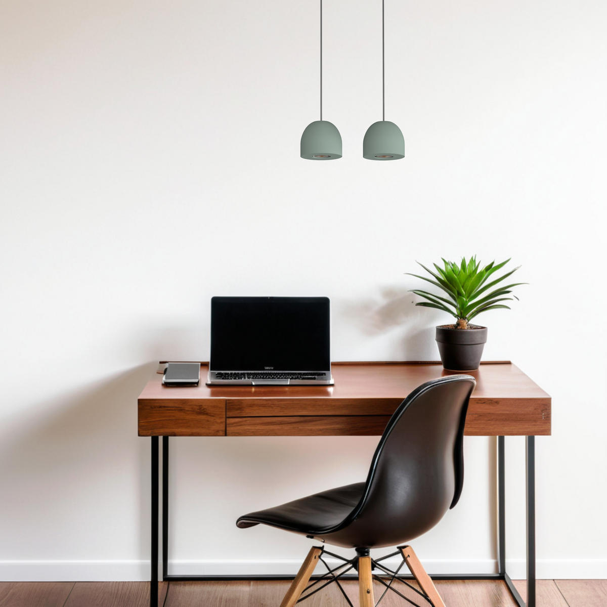 HÄNGELEUCHTE - Grün, Metall (6.5/27/120cm) - Lumicom