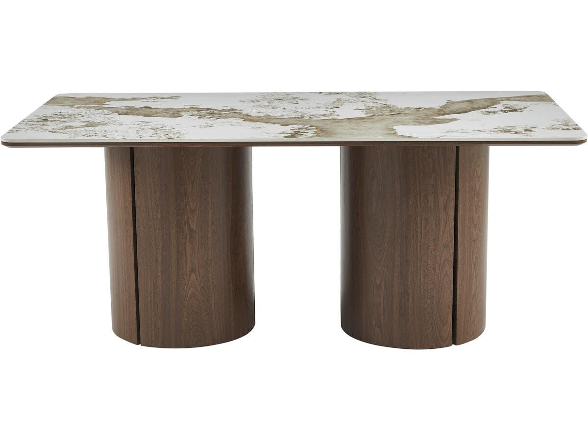 ESSTISCH milano Braun - Braun, Keramik (180/90/75cm) - Habitat Garten