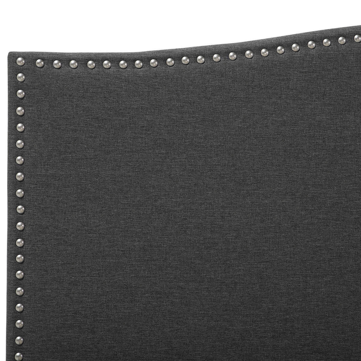 POLSTERBETT 180/200 cm Dunkelgrau Montpellier - Dunkelgrau, Textil (180/200cm) - Beliani