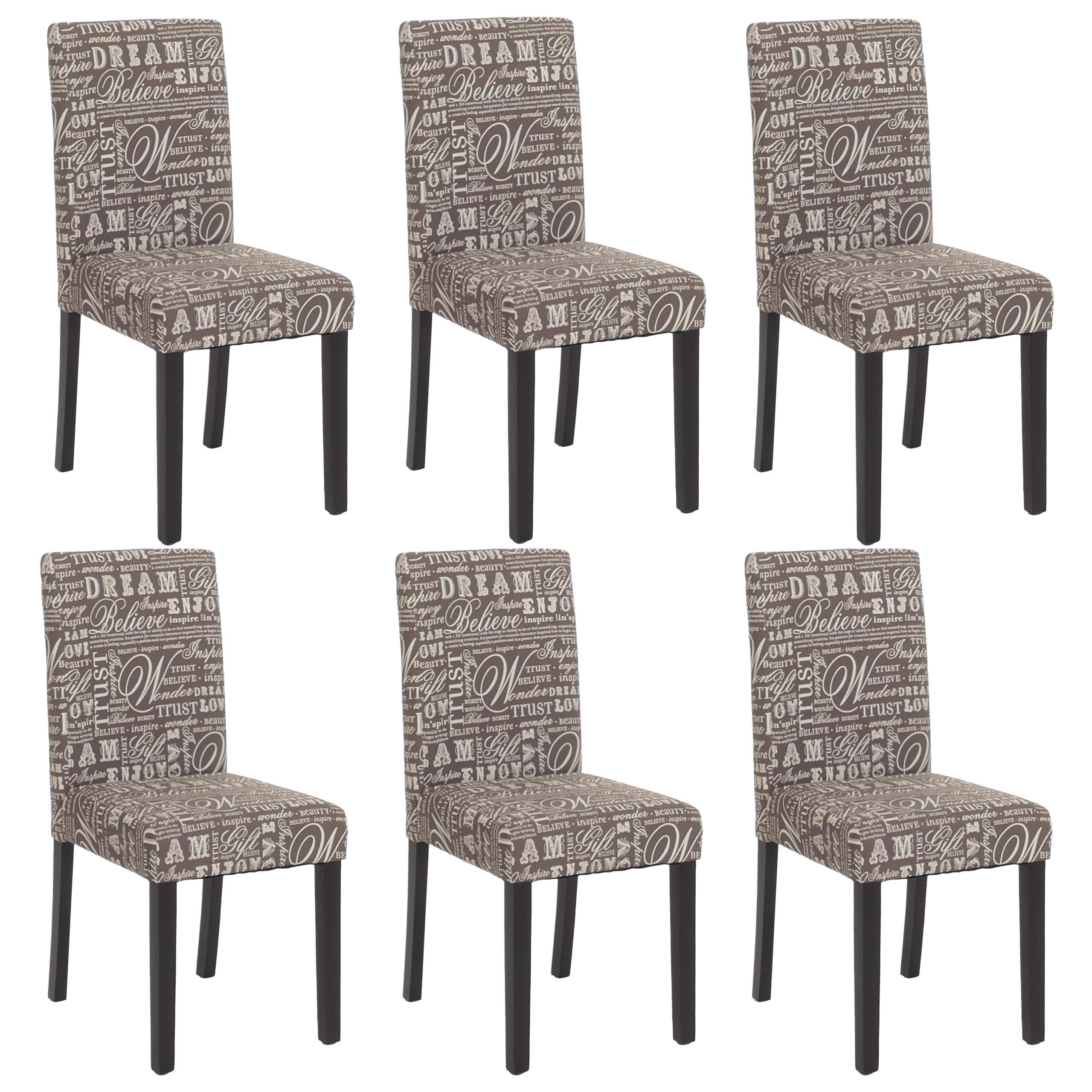 Chefgastro Esszimmerstuhl Grau 43x90x48 cm