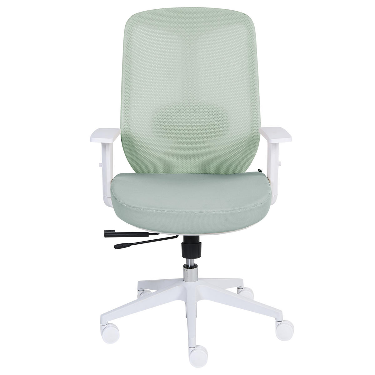 KANCELÁŘSKÁ ŽIDLE Látka Zelená Zelar - bílá/zelená barva, textil (64/115/60cm) - Beliani