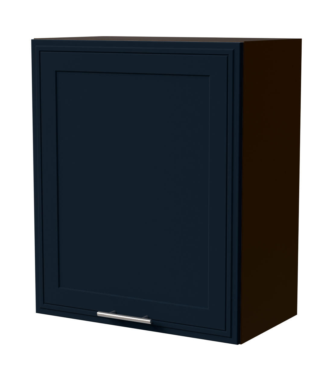 HÄNGESCHRANK Salo W2/60 Lava / Indigo Matt 60 / 32,5 / 72cm - Dunkelgrau/Dunkelblau, Holz/Holzwerkstoff (60/72/32.5cm) - Feldmann-Wohnen