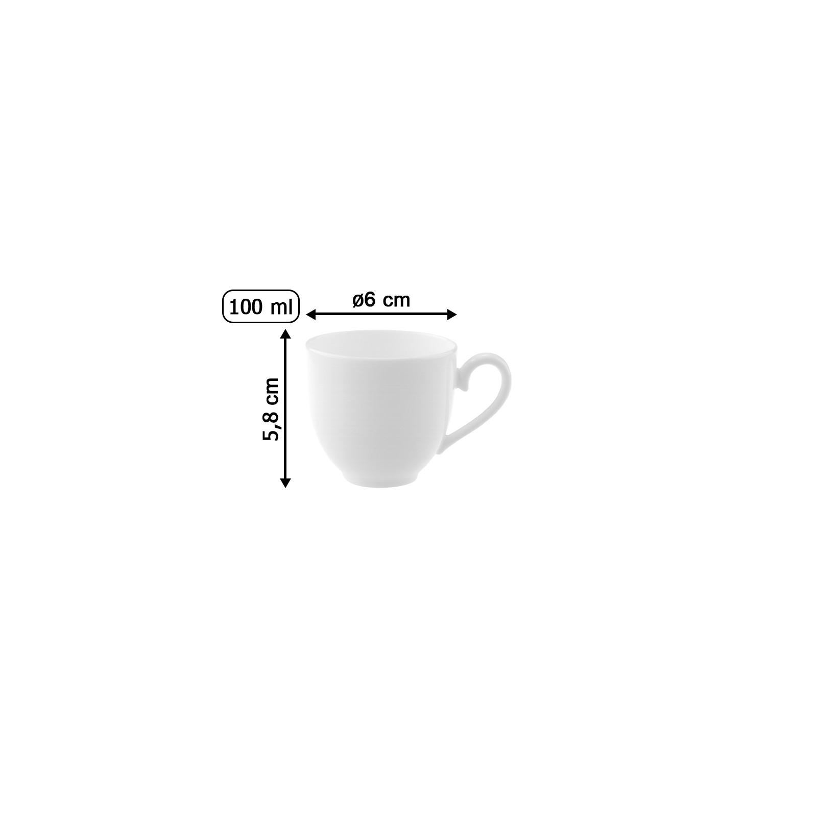 MOKKA-/ ESPRESSOTASSE Royal weiß 100 ml 6er Set - Weiß, Keramik (0.1L) - Villeroy & Boch