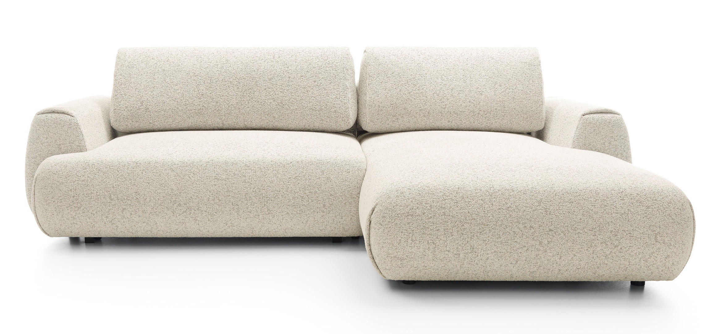 ECKSOFA mit Schlaffunktion 270 cm Ralto, Rechts, Creme - Creme, Holz (167/270cm) - Emporius