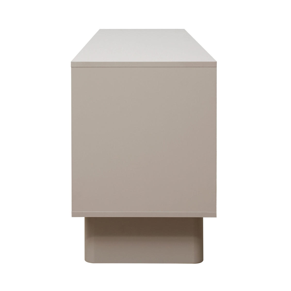 TV-SCHRANK, Beigefarbe - Beige, Holz (40/58/200cm) - Oviala
