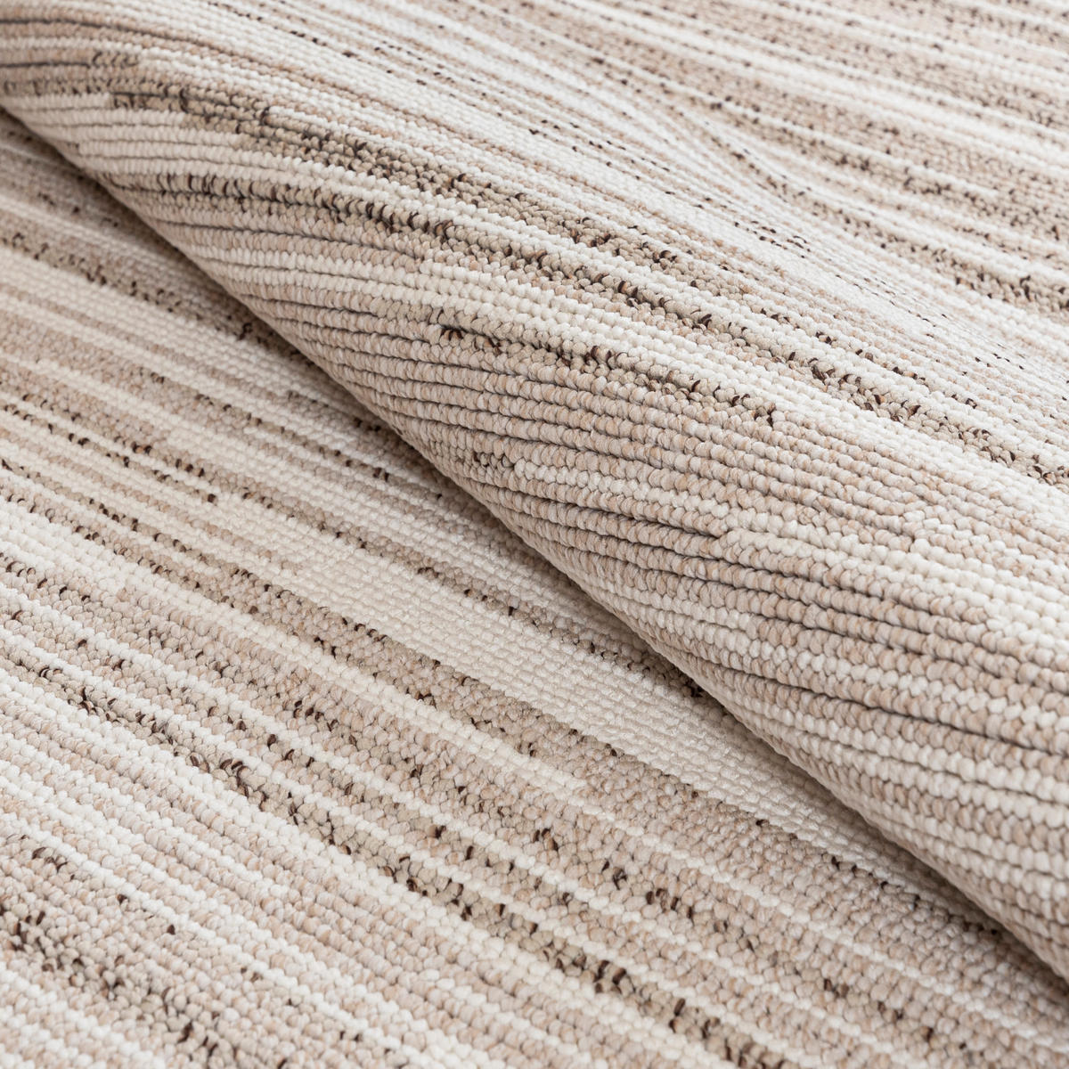 TEPPICH Lora PE08A Mazovia 80x150cm Beige Weiß Abstrakt Kurzflor - Beige, Textil (80/150cm) - Mazovia