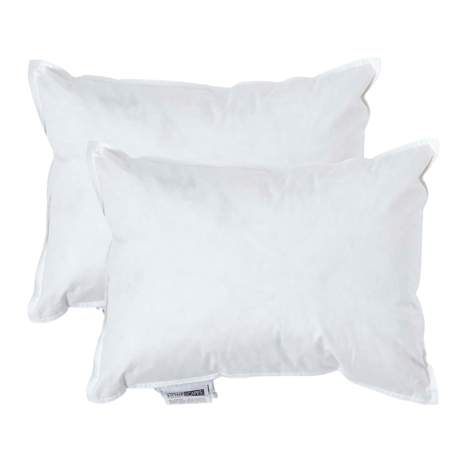 FÜLLKISSEN 2er-Set, Federkissen 30/40 cm - Weiß, Textil (30/40cm) - Homescapes