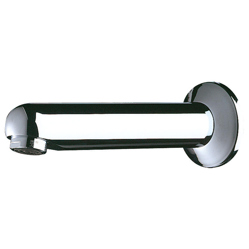 FESTAUSLAUF Hinterwandmontage G 1/2B L170 Ø32 mm - Chromfarben, Metall (8/6.5/53cm) - Delabie