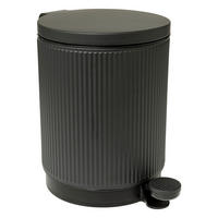 MÜLLEIMER Onyx, Stahl, PP, Schwarz, 5 L - Schwarz, Metall (20.5/28.2/27.2cm) - 5five Simply Smart