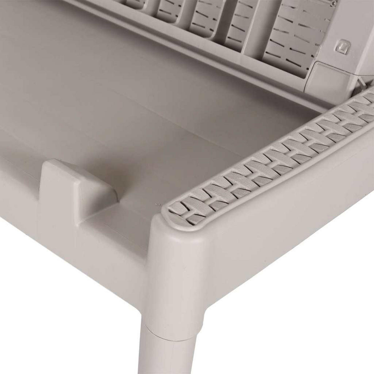 SONNENLIEGE Cappuccino-Braun 186/60/29 Cm PP - Cappuccino, Kunststoff (60/29/186cm) - vidaXL