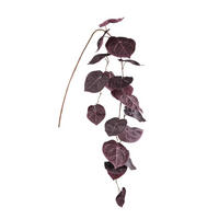 KUNSTBLATT Leaves Violett 108/26/170cm - Lila, Textil (26/170/108cm) - PTMD Collection