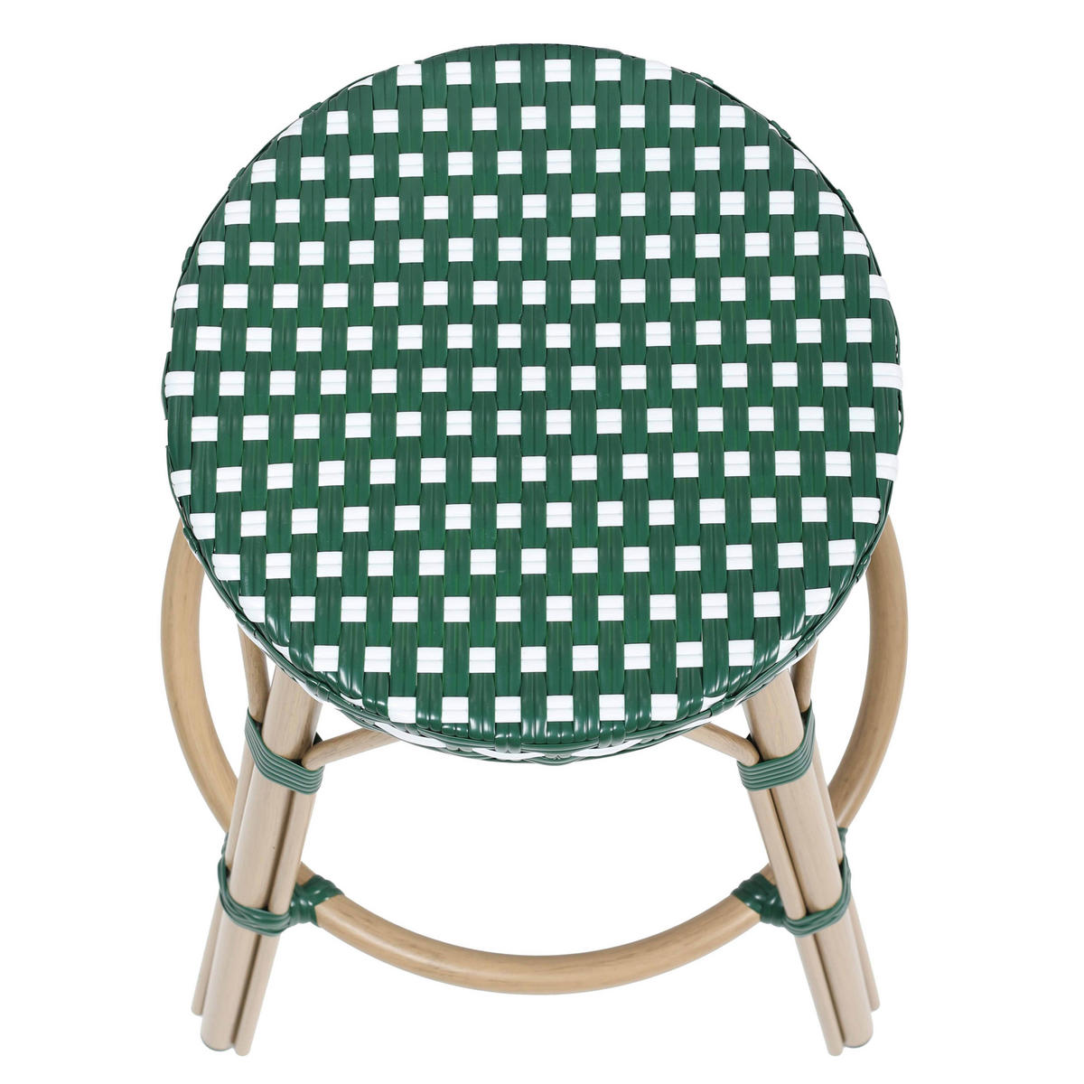 BARHOCKER, Grün - Grün, Metall (43/75/43cm) - Oviala