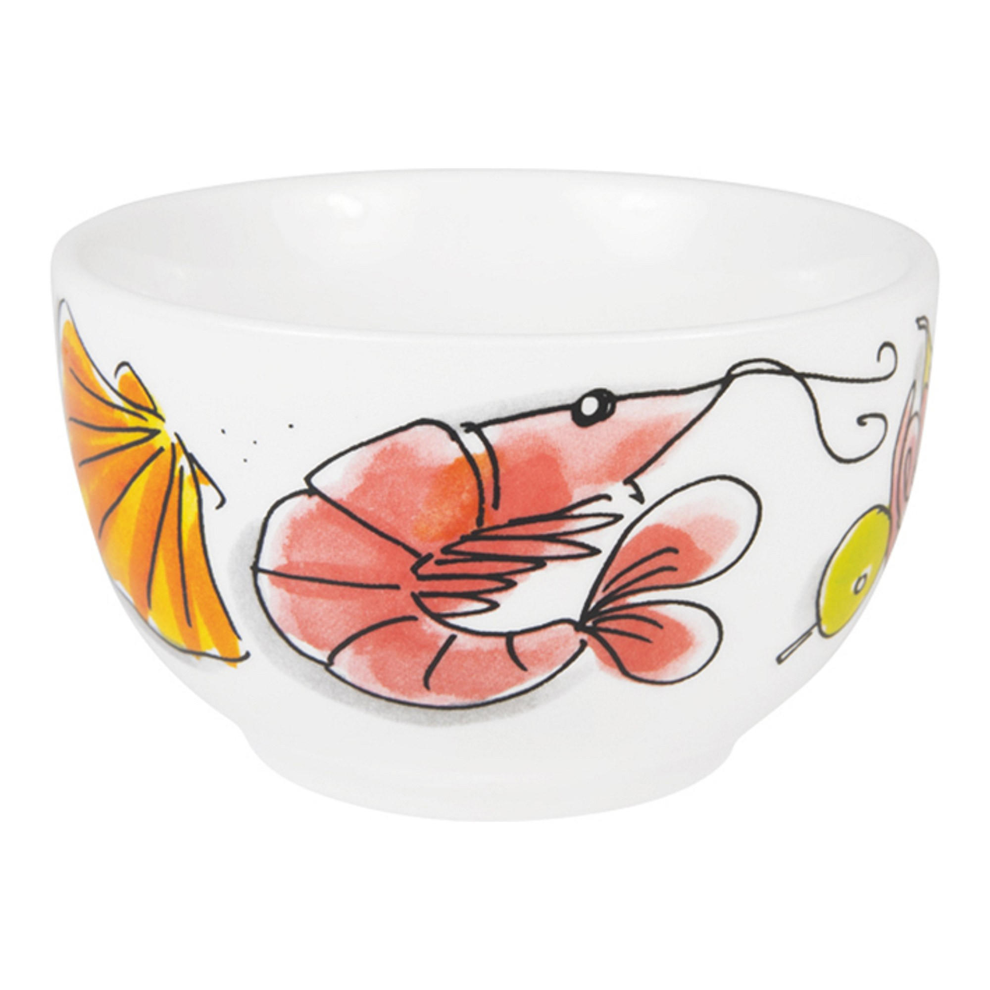 SCHALE Sommerabend in Bunt - 8cm - Multicolor, Keramik (8.7/5.5/8.7cm) - Blond Amsterdam