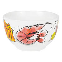 SCHALE Sommerabend in Bunt - 8cm - Multicolor, Keramik (8.7/5.5/8.7cm) - Blond Amsterdam