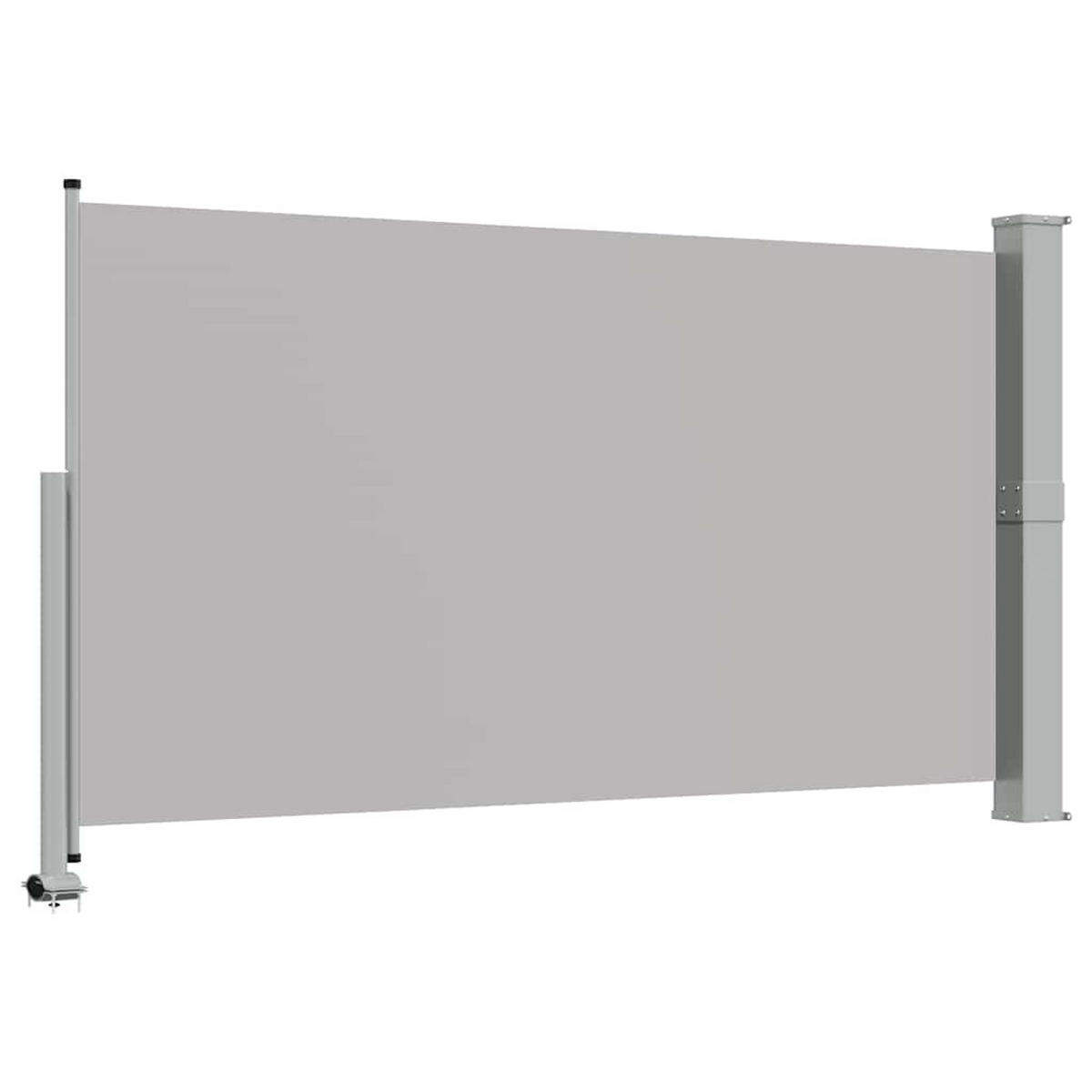 SEITENMARKISE Ausziehbare 140/300 Cm Grau - Grau, Textil (300/140cm) - vidaXL