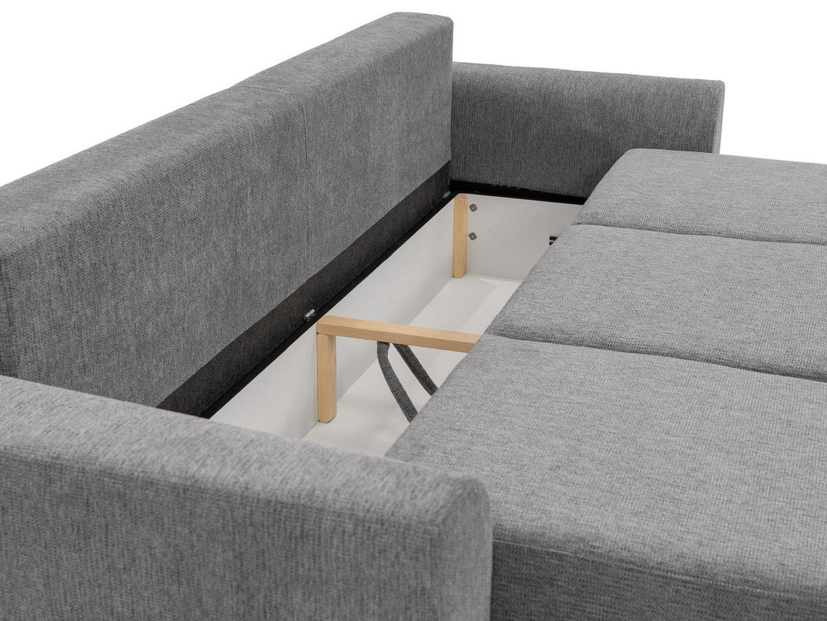 SCHLAFSOFA Velo - Schwarz/Braun, Holz/Kunststoff (248/94/110cm) - MIRJAN24