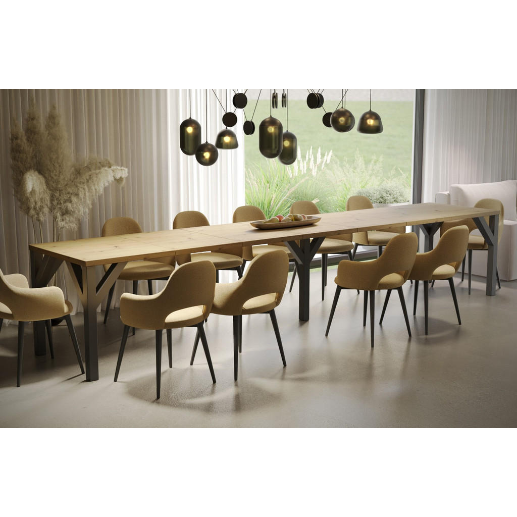 Thumbnail - Endo-Moebel Esstisch, Eiche Artisan, Holzwerkstoff, Rechteckig,Rechteckig, 90x75x130 cm, Esszimmer, Tische, Esstische