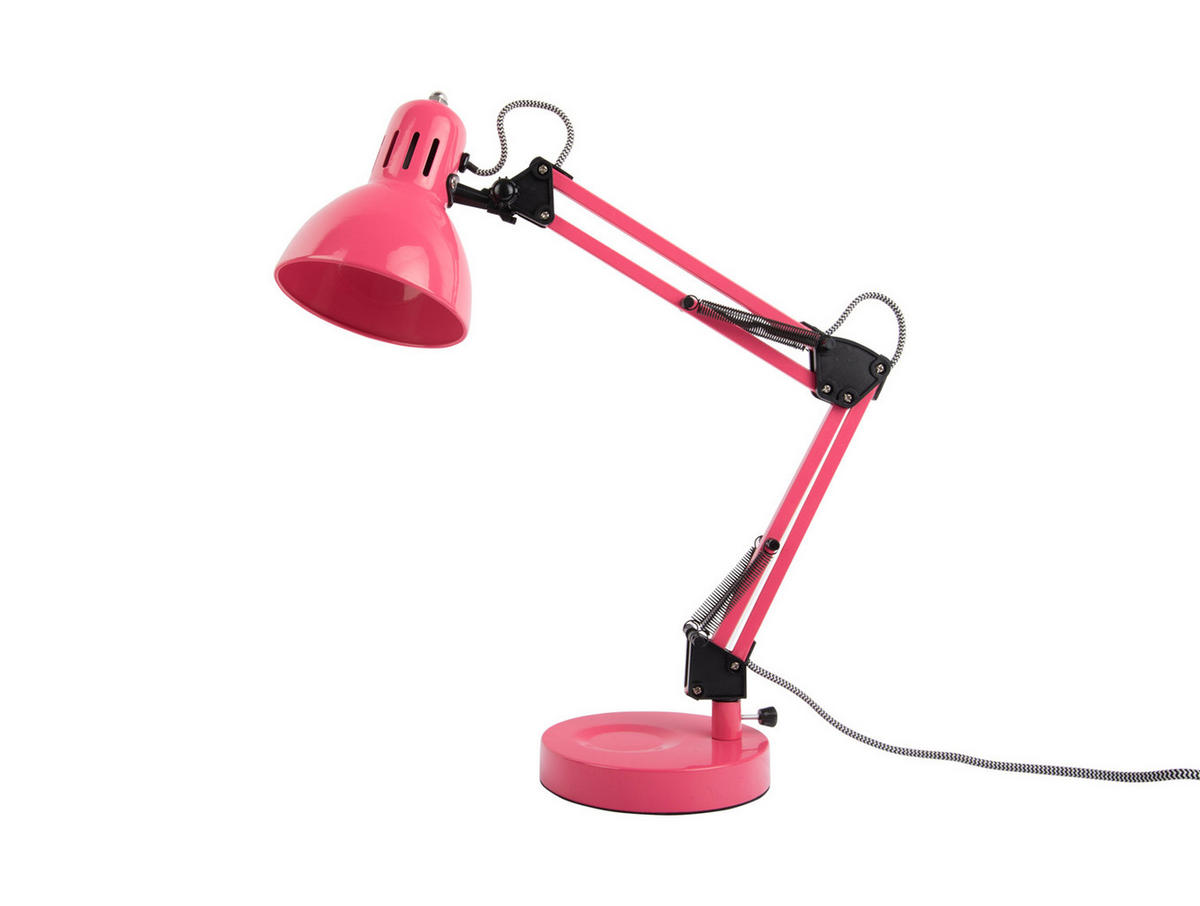 TISCHLAMPE Funky Hobby 15/15/52 cm - Pink, Metall (15/15/52cm) - Leitmotiv