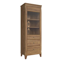 VITRINE Raya Holz - Braun, Holzwerkstoff (72/202/47cm) - Petits-meubles