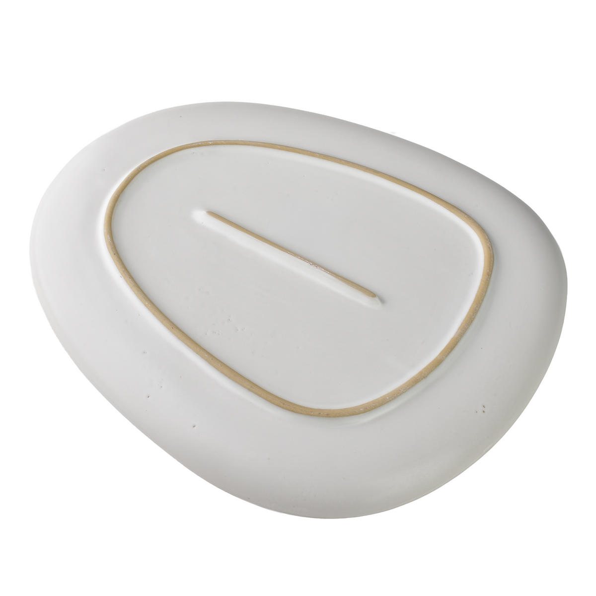 SERVIERPLATTE Basic Nature Weiß 32x26x2,5 cm Keramik - Weiß, Keramik (26/2.5/32cm) - Mondex