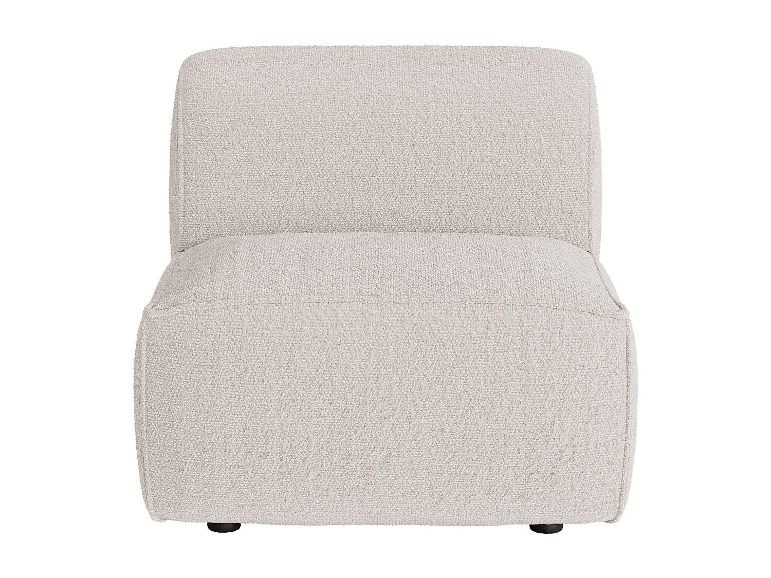SESSEL mit gerader Rückenlehne - 1 Person - stoff - beige Camilio - Beige, Textil (75/74/97cm) - Vente-Unique
