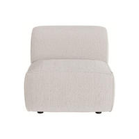 SESSEL mit gerader Rückenlehne - 1 Person - stoff - beige Camilio - Beige, Textil (75/74/97cm) - Vente-Unique