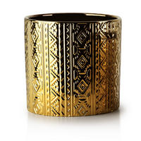 BLUMENTOPF Neva Gold 19.5/19.5/19 cm Keramik - Goldfarben, Keramik (19cm) - Mondex