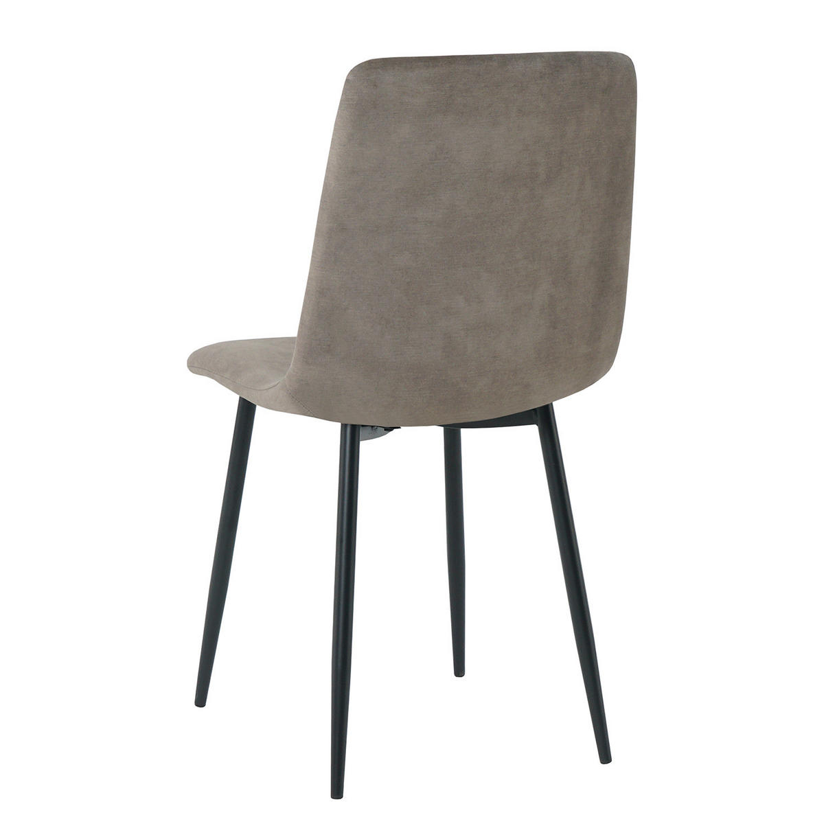 ESSZIMMERSTUHL - 2er-Set - Taupe, Textil/Metall (54/88/44cm) - home24