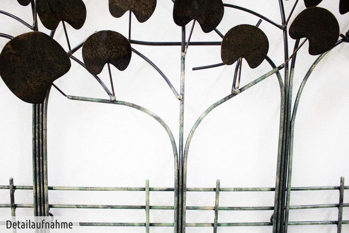 WANDDEKO Braun 113/76 cm - Braun, Metall (3.2/76/5cm) - KUNSTLOFT