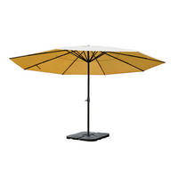 SONNENSCHIRM PRO Cremeweiß - Weiß, Metall (500/500cm) - MCW