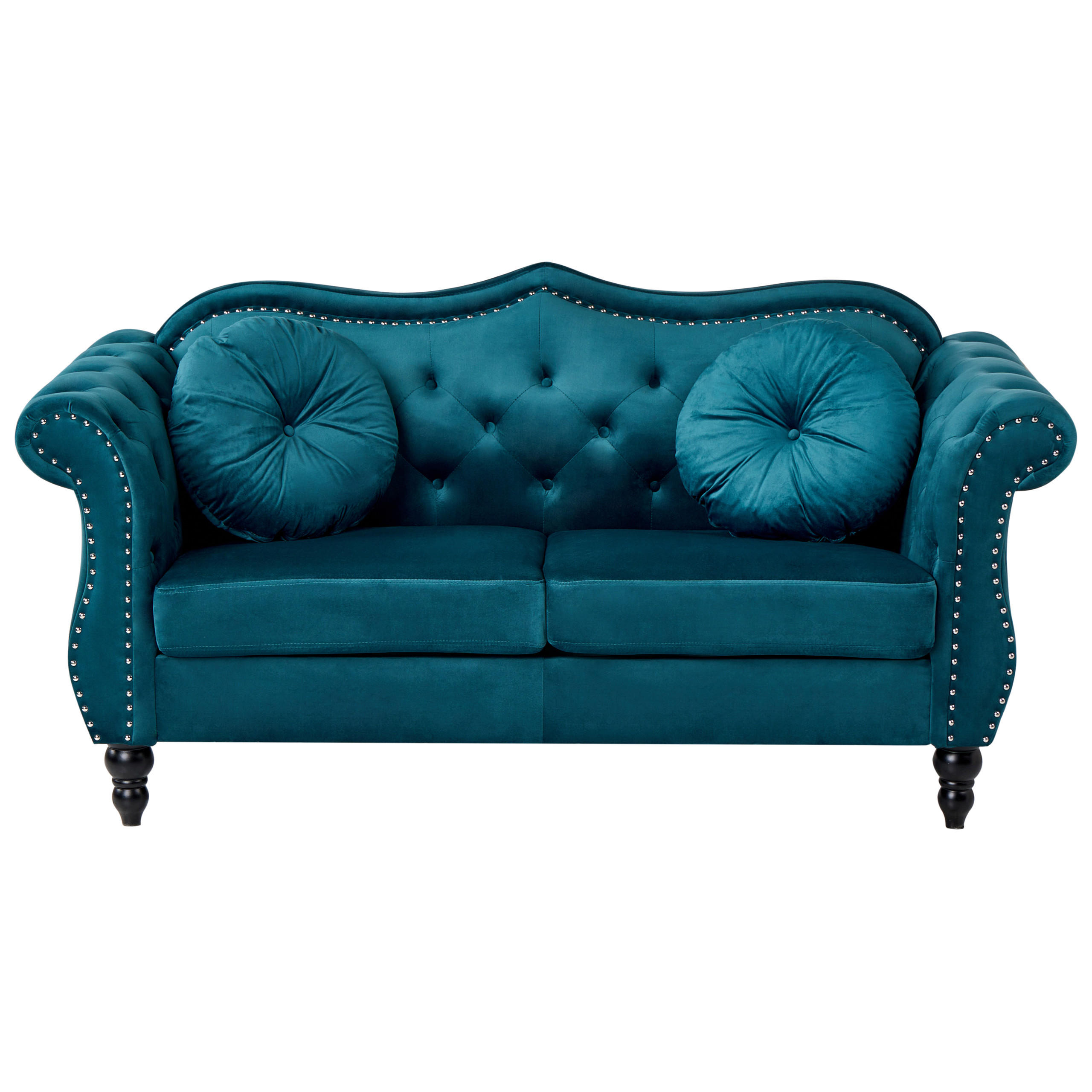 Beliani 2-Sitzer-Sofa Jadegrün 166x86x78 cm