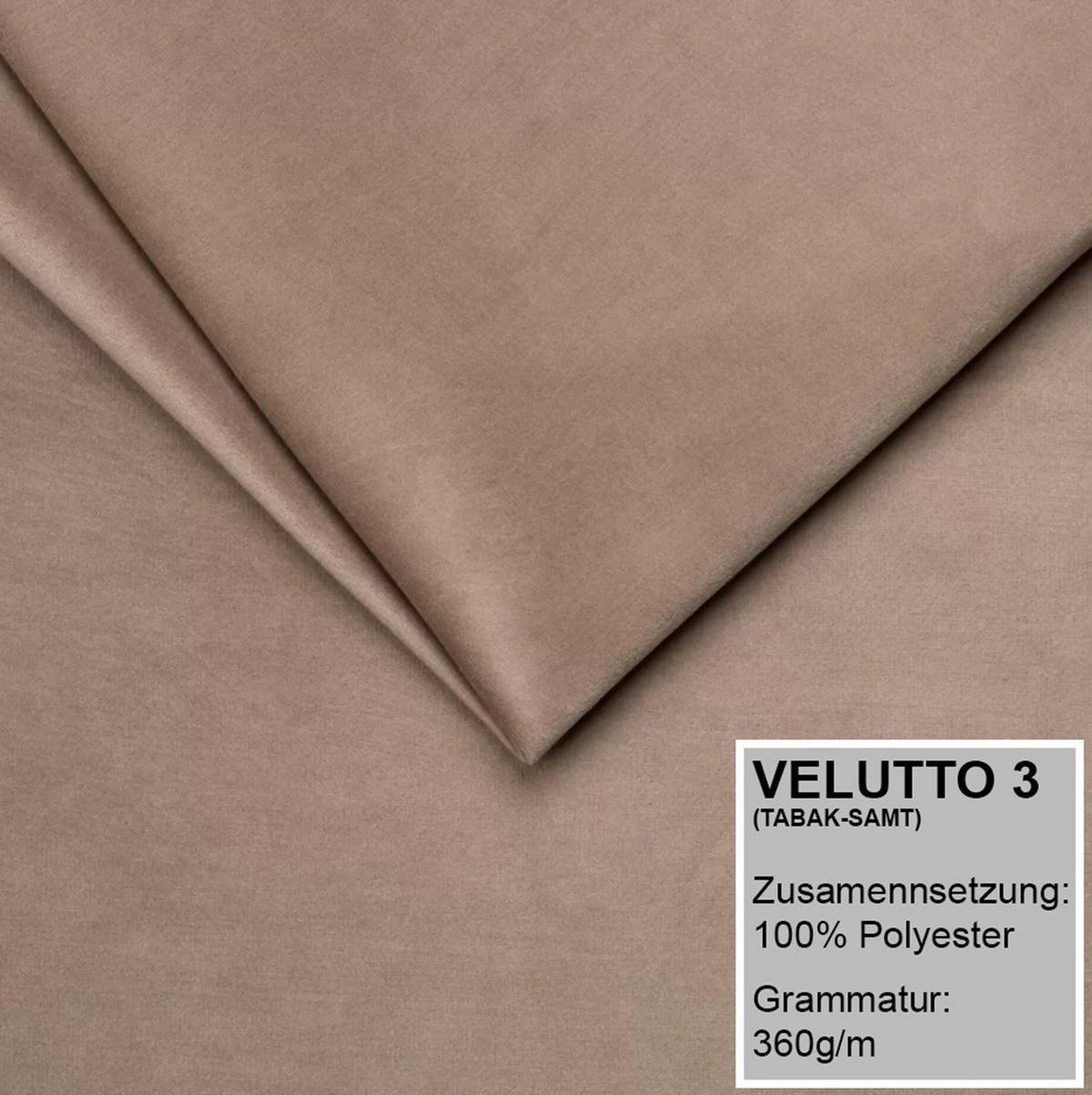 POLSTERBETT SONIC mit Matratze H2 90x200 Braun - Braun, Textil (90/200cm) - A&J MöbelLand