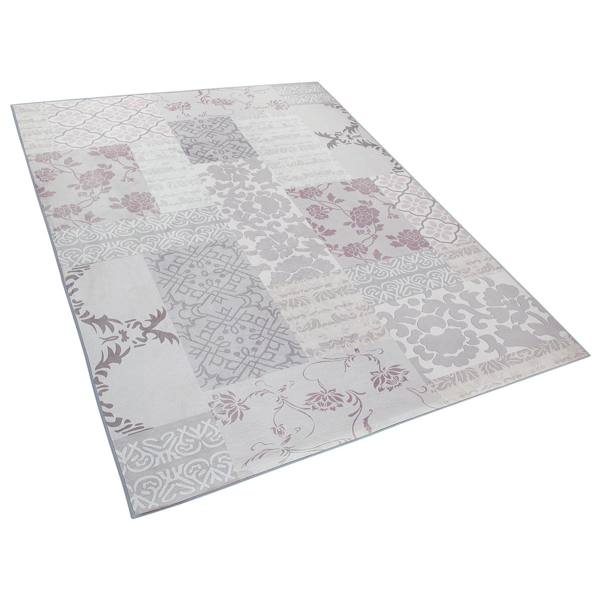KURZFLOR-TEPPICH Ballica 230/160 cm - Grau, Kunststoff (160/230cm) - Beliani