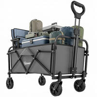 GARTENWAGEN DE-18775 all-terrain klappbar 66L Grau - Grau, Metall (45/89/81cm) - ComfortXL