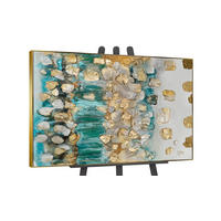 GEMÄLDE Rhythmus der Unendlichkeit II Schattenfugenrahmen Gold 180x120 cm - Goldfarben, Holz (180/120cm) - YS-art gallery