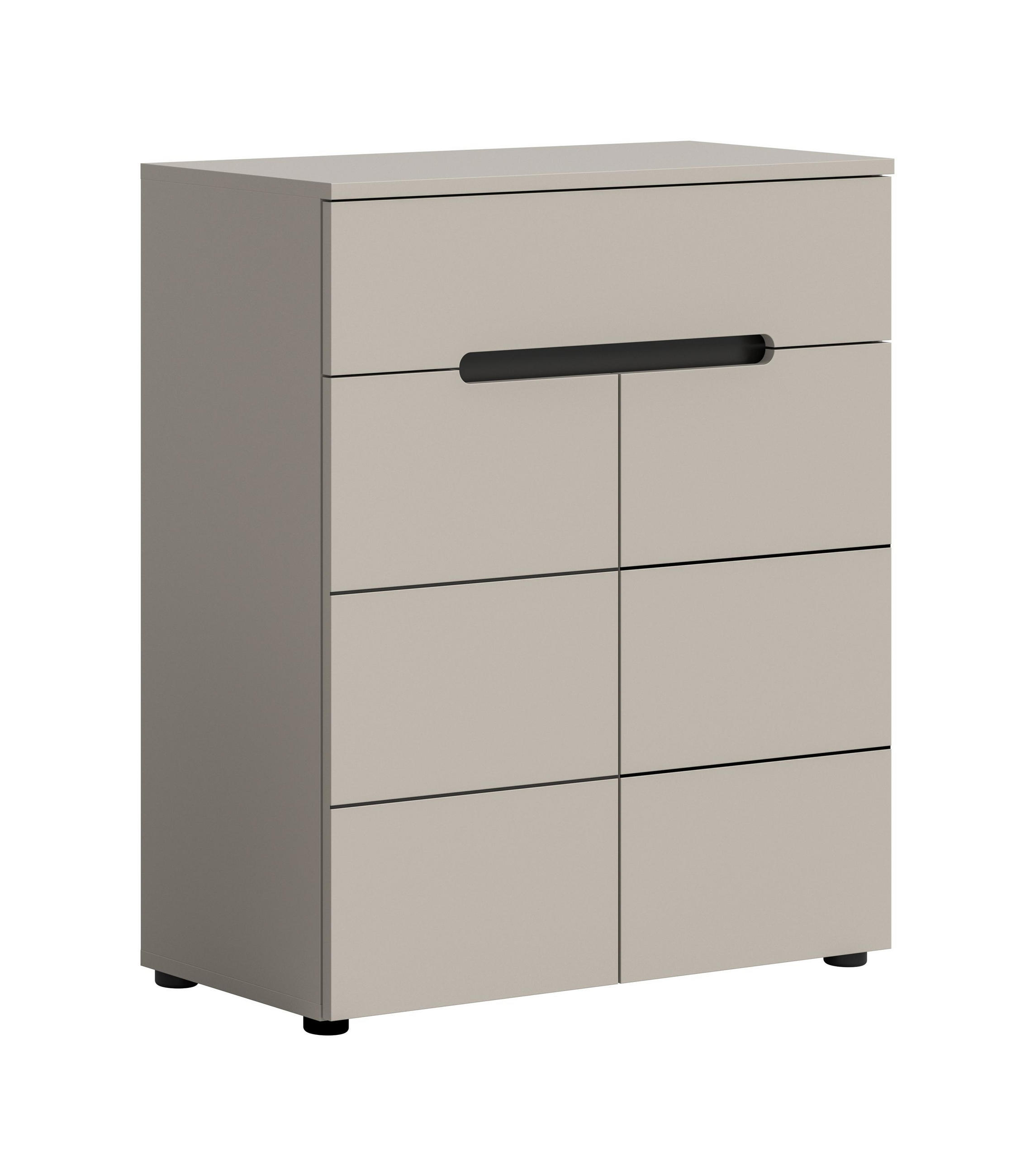 SCHUHKOMMODE Nova (B/H/T: 80x94x37 cm) in Kaschmir - Beige, Holzwerkstoff (80/94/37cm) - Homes & Jones