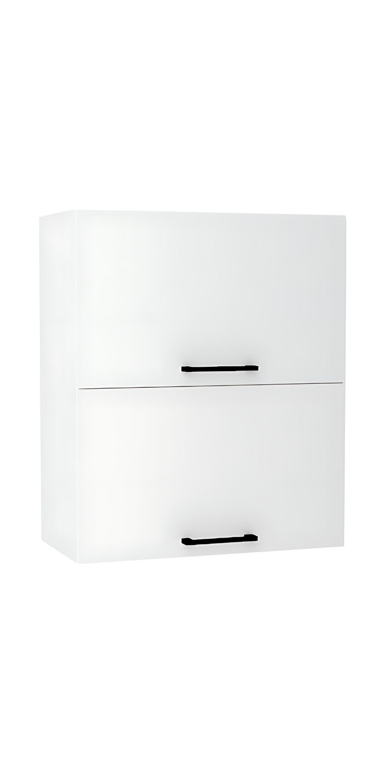 HÄNGESCHRANK W60GRF/2 - Morvex - Hochwertige Küchen Optik - Weiß, Holz/Metall (60/72/30cm) - ROYAL24_MARKT