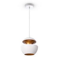PENDELLEUCHTE Ben - Weiß, Metall (20/20/20cm) - Paco Home