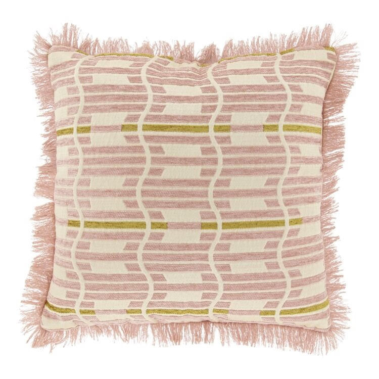 KISSEN Wess - Rosa - 45/45/ cm - Pink, Textil (45/45cm) - Unique Living