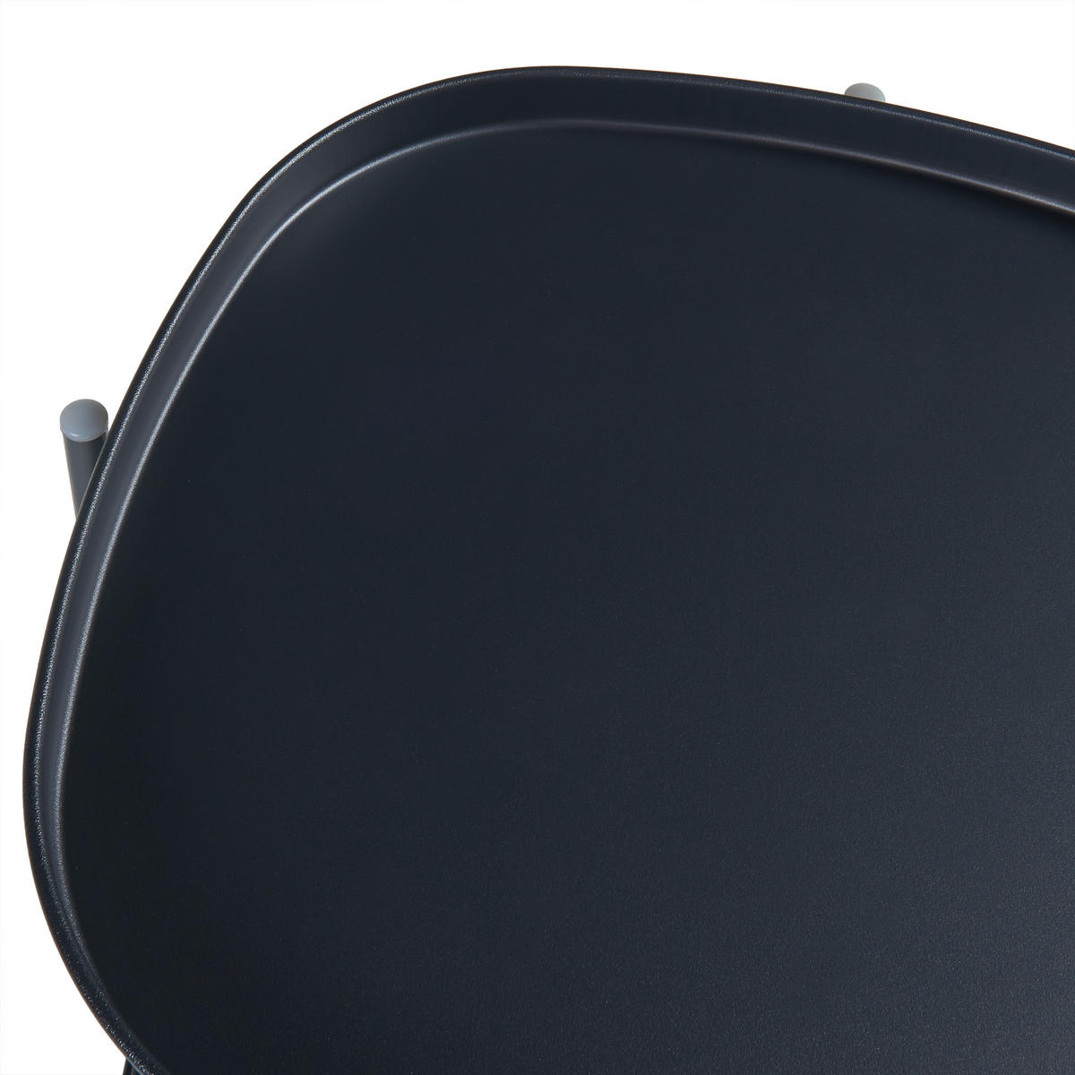 TABLETTTISCH Sandefjord - Schwarz, Metall (46/46/57.5cm) - [en.casa]
