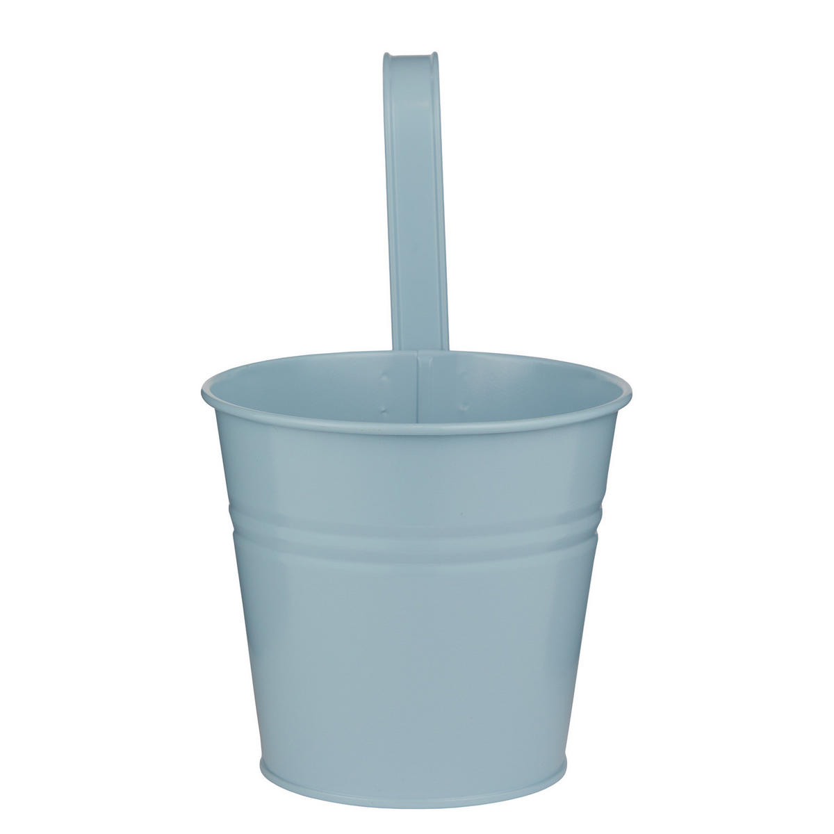HÄNGEKASTEN Zinc Ø16cm - Hellblau, Metall (15cm) - Butlers