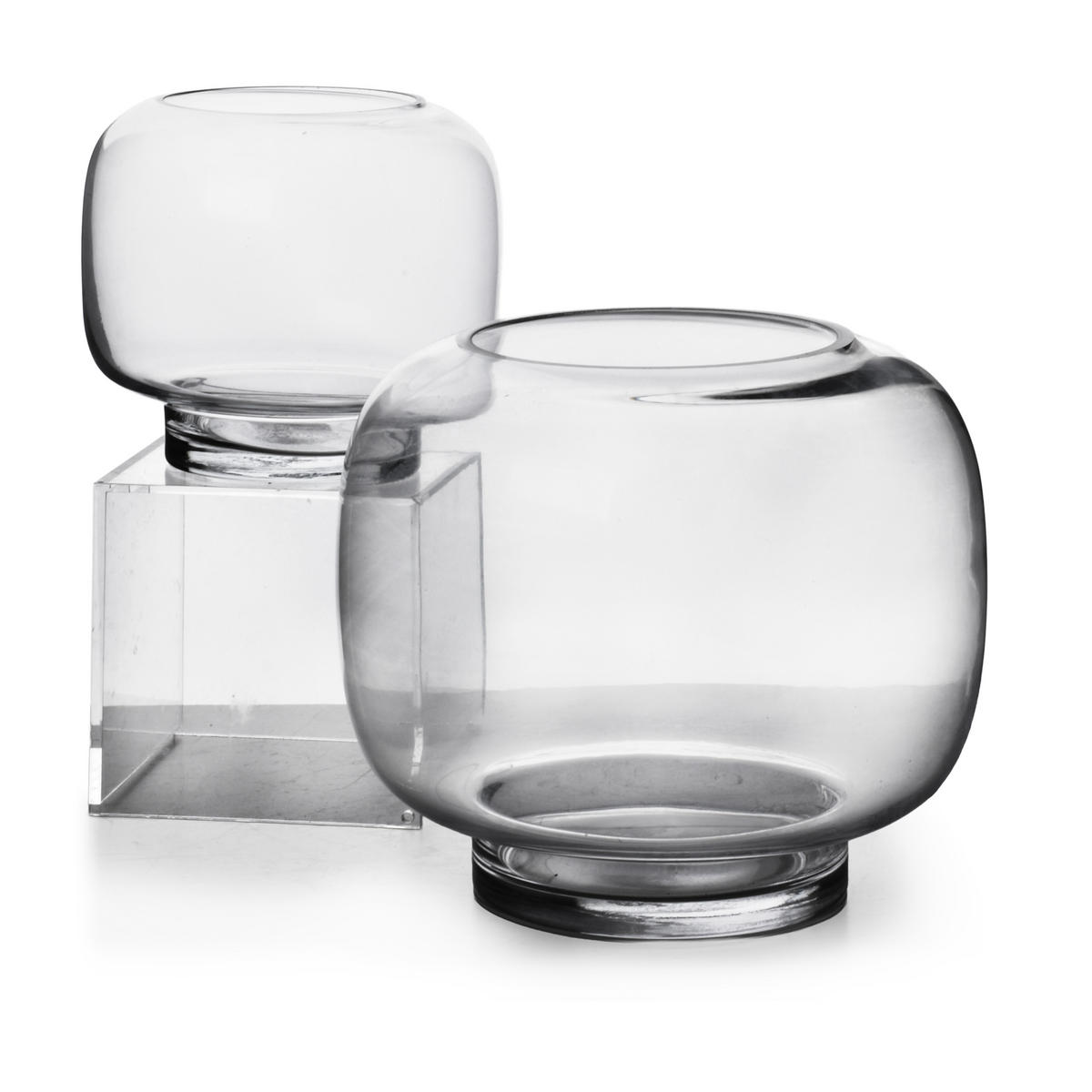 VASE Serenite Transparent 10x16xh15 cm Glas - Transparent, Glas (15cm) - Mondex