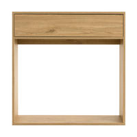 KONSOLE Hegas Natur 80 cm x 81 cm - Braun, Holzwerkstoff (80/81/25cm) - Kenay Home