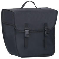FAHRRADTASCHE Für Gepäckträger Wasserdicht 21 L Schwarz - Schwarz, Textil (18/30/34cm) - vidaXL