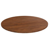 TISCHPLATTE Runde Dunkelbraun Ø70/1,5 Cm Behandeltes Eichenholz - Dunkelbraun, Holz (70/70/1.5cm) - vidaXL