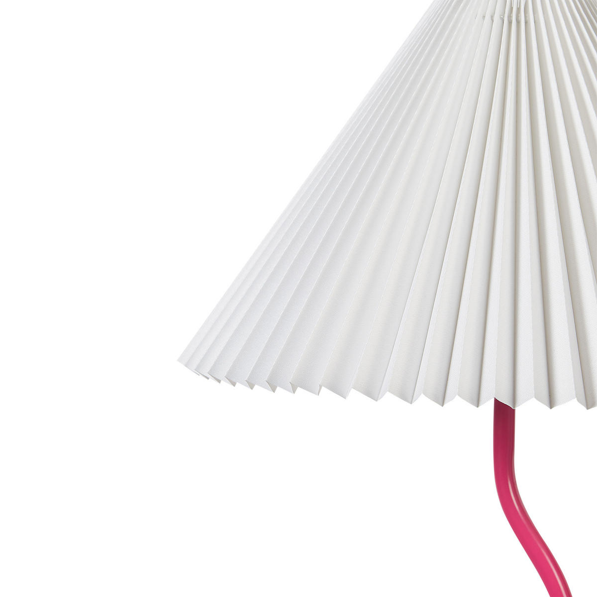 STEHLAMPE Weiß/Rosa Jikawo - Pink/Weiß, Metall (25/25/161cm) - Beliani